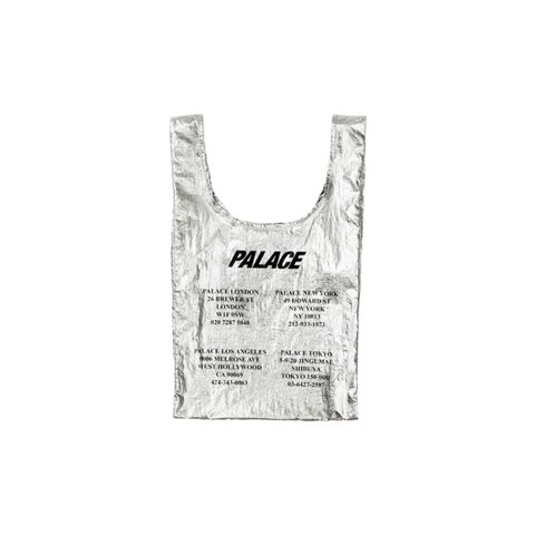Palace PALACE SHOP REUSABLE BAG SILVER - Colorway