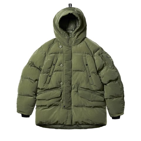 Palace P-3B BAFFLE PARKA OLIVE - Colorway