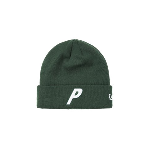 Palace NEW ERA P BEANIE GREEN - Colorway