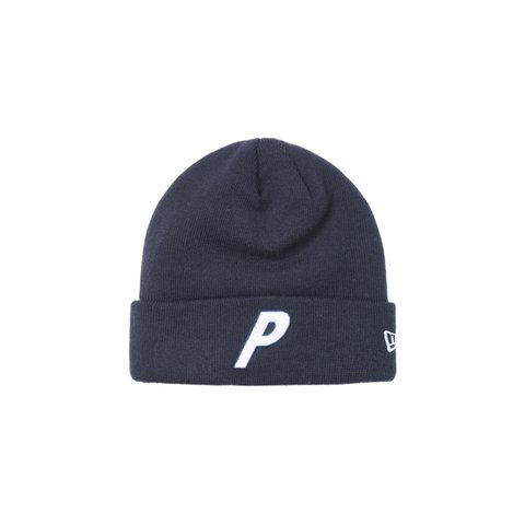 Palace NEW ERA P BEANIE NAVY - Colorway