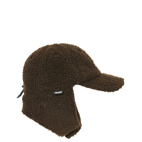 Palace WARMDOME EARFLAP 6-PANEL BROWN - Colorway