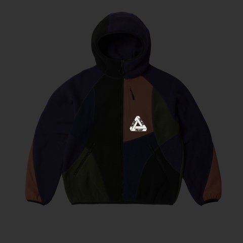 Palace THERMA HOODED FLEECE JACKET MULTI - Colorway