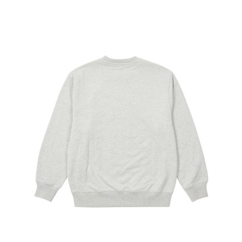 Palace PALACE LONDINIUM QUILTED CREW GREY MARL