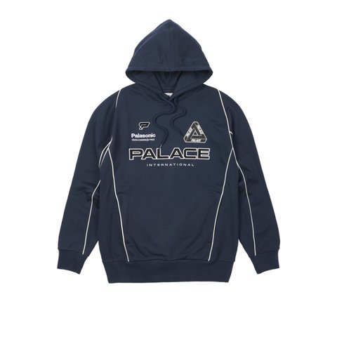 Palace INTERNATIONAL HOOD NAVY - Colorway