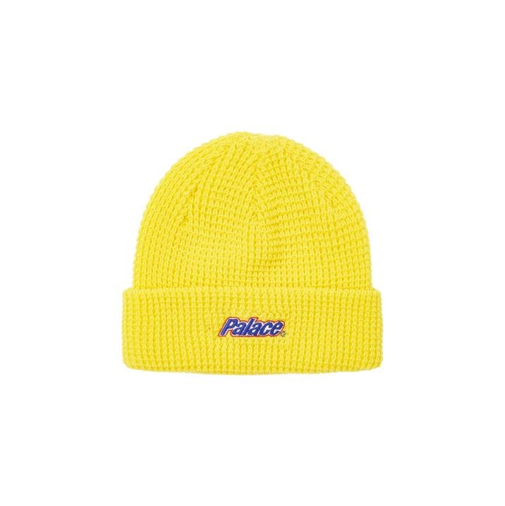 LOWERCASE FONT BEANIE YELLOW