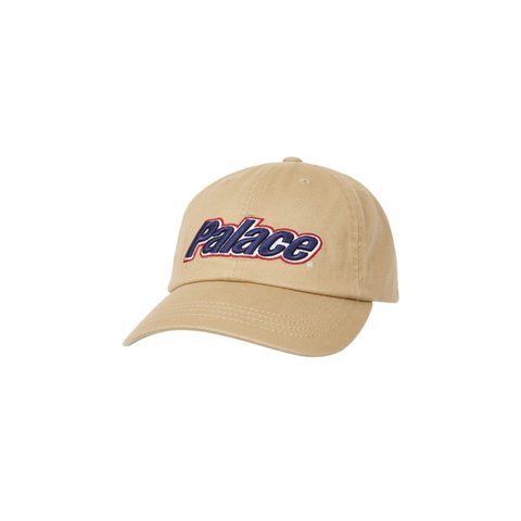 Palace LOWERCASE 6-PANEL TAN - Colorway