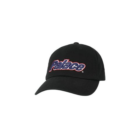 LOWERCASE 6-PANEL BLACK