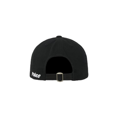 LOWERCASE 6-PANEL BLACK
