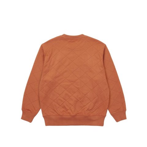 Palace PALACE LONDINIUM QUILTED CREW RUST