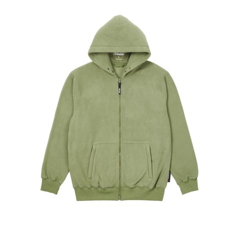Palace POLARTEC LAZER ZIP HOOD GREEN - Colorway