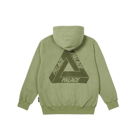 Palace POLARTEC LAZER ZIP HOOD GREEN