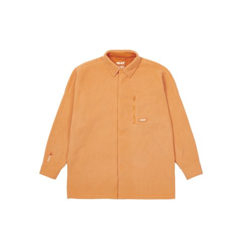 Palace POLARTEC LAZER OVERSHIRT ORANGE - Colorway