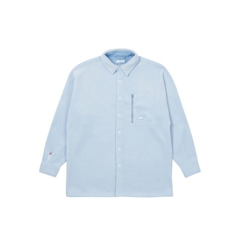 Palace POLARTEC LAZER OVERSHIRT LIGHT BLUE - Colorway