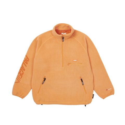 Palace POLARTEC LAZER OUTER 1/2 ZIP ORANGE - Colorway
