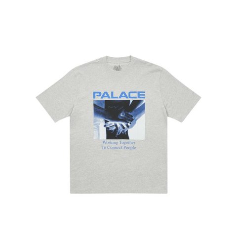 Palace BATTERY T-SHIRT GREY MARL