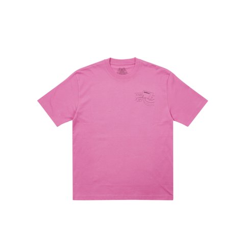 Palace BACK OF THE BUS T-SHIRT PINK - Colorway