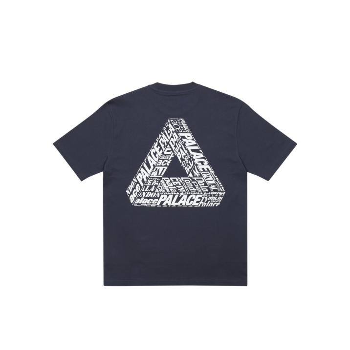 TRI-TEXT T-SHIRT NAVY