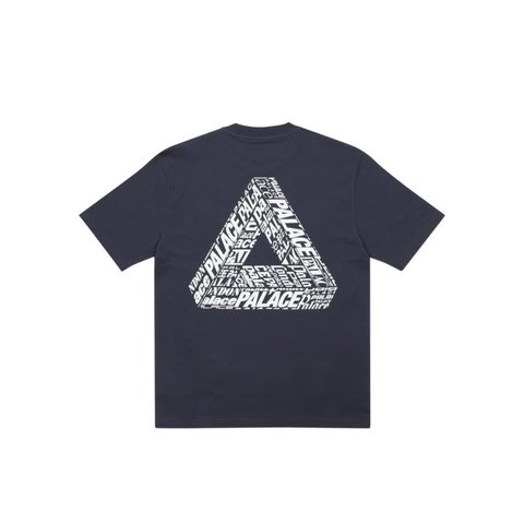 TRI-TEXT T-SHIRT NAVY