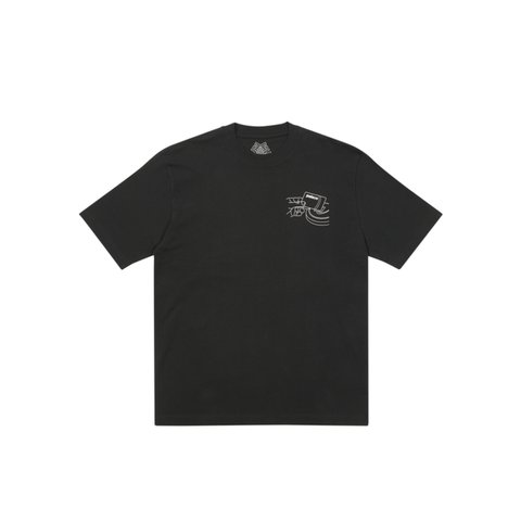 Palace BACK OF THE BUS T-SHIRT BLACK - Colorway