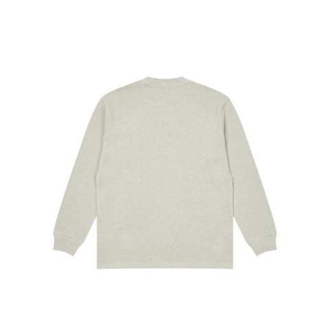 Palace VHS THERMAL LONGLSEEVE TOP GREY MARL