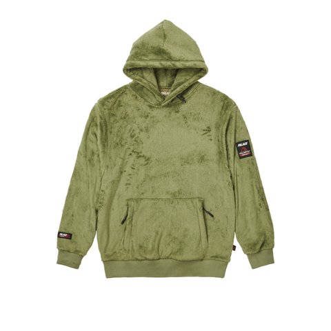 Palace POLARTEC HIGH LOFT HOOD OLIVE - Colorway