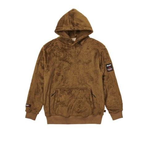 Palace POLARTEC HIGH LOFT HOOD BROWN - Colorway