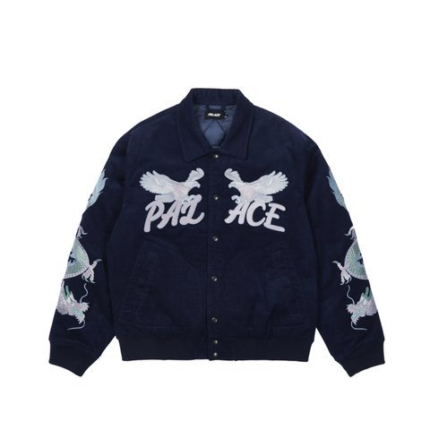 Palace DOUBLE DRAGON TOUR JACKET NAVY - Colorway