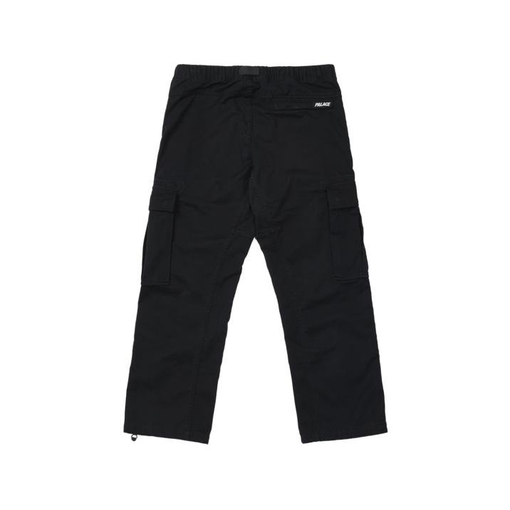 2 TONE BELTER TROUSERS BLACK