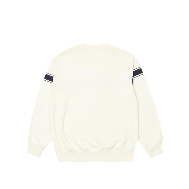 PALACE LONDON TRI BAND CREW OFF WHITE