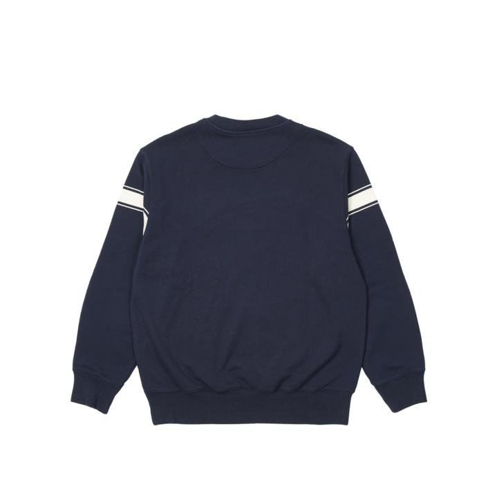 PALACE LONDON TRI BAND CREW NAVY