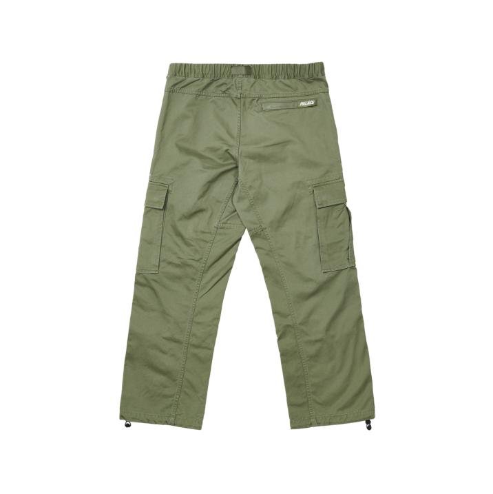 2 TONE BELTER TROUSERS OLIVE