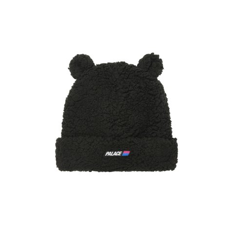 Palace FUZZY EAR BEANIE BLACK - Colorway