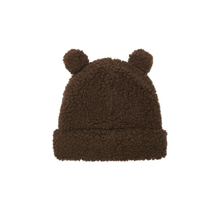FUZZY EAR BEANIE BROWN