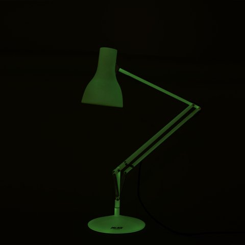 Palace PALACE ANGLEPOISE TYPE 75 DESK LAMP WHITE / GLOW IN THE DARK - Colorway