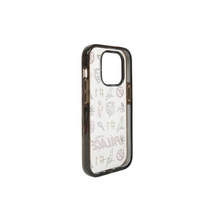 PALACE CASETIFY IMPACT PHONE CASE CLEAR / BLACK