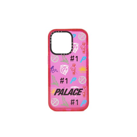 Palace PALACE CASETIFY IMPACT PHONE CASE SHEER BUBBLE GUM - Colorway