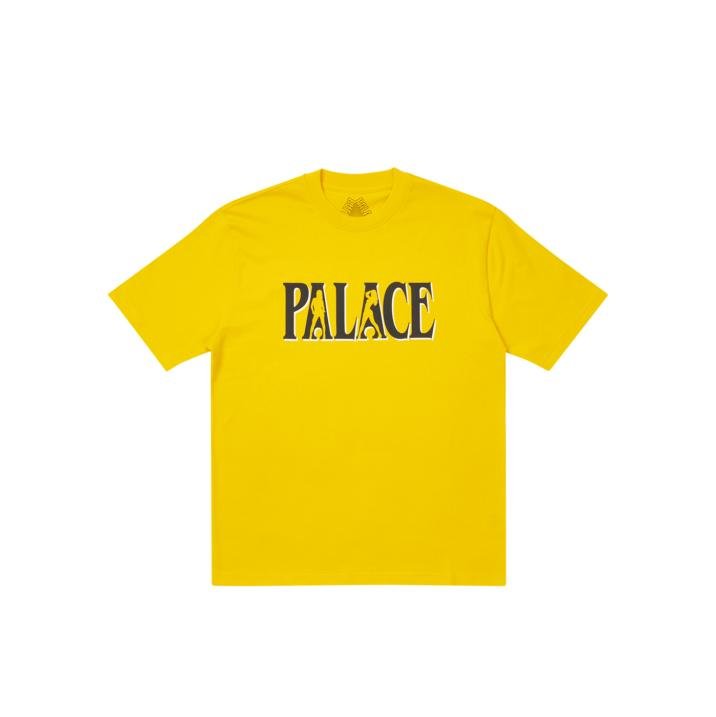 PALACE PLEASE T-SHIRT YELLOW
