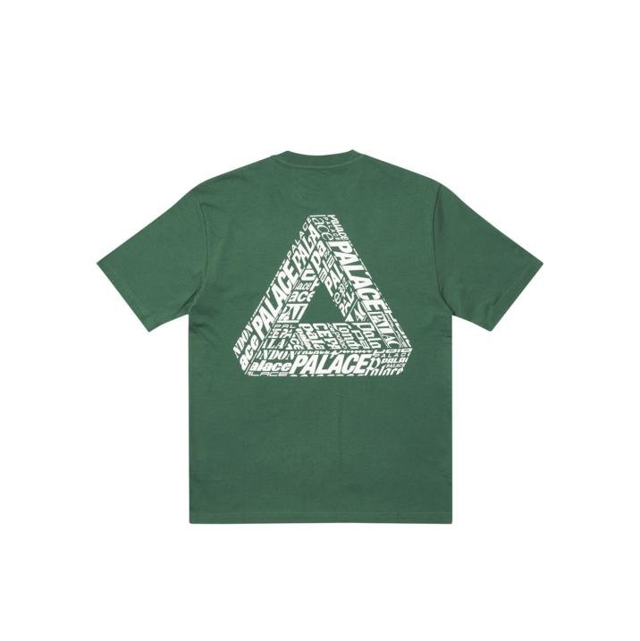 TRI-TEXT T-SHIRT GREEN