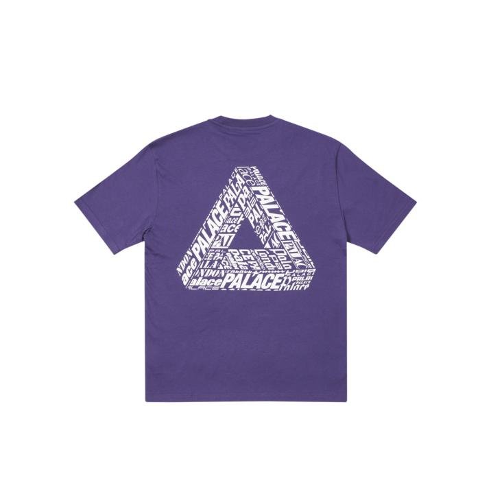 TRI-TEXT T-SHIRT PURPLE