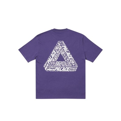 TRI-TEXT T-SHIRT PURPLE