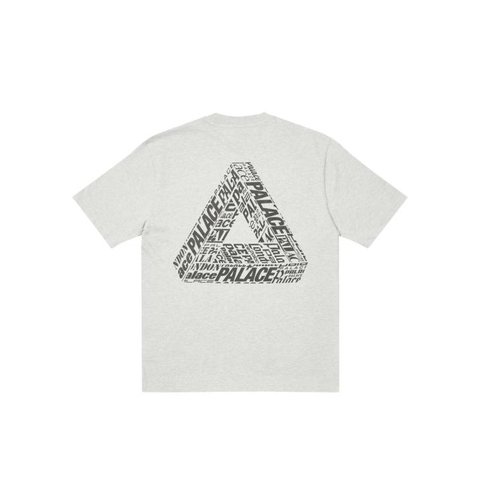 TRI-TEXT T-SHIRT GREY MARL