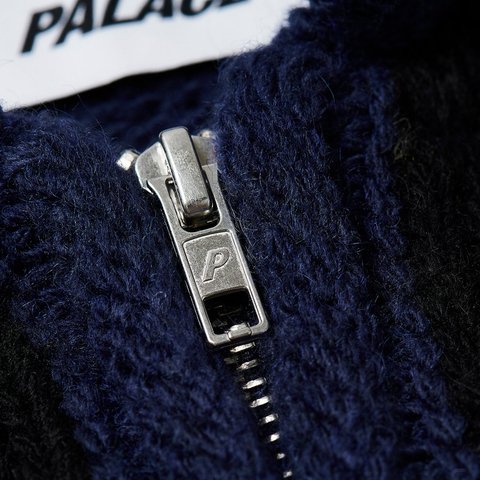 Palace DEMON COWICHAN KNIT BLUE - Colorway