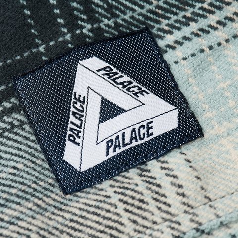 Palace WORK SHIRT GREY / BLUE - Colorway