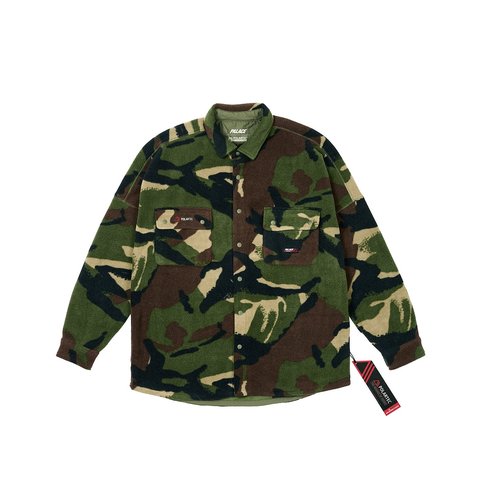 Palace POLARTEC DROP SHOULDER SHIRT WOODLAND DPM - $178.00