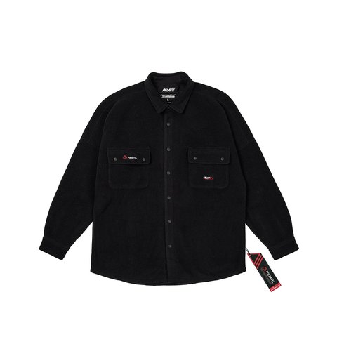 Palace POLARTEC DROP SHOULDER SHIRT BLACK - $178.00