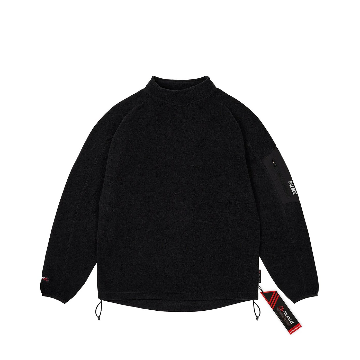 POLARTEC MOCK NECK BLACK