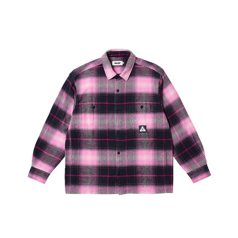 WORK SHIRT NAVY / PINK