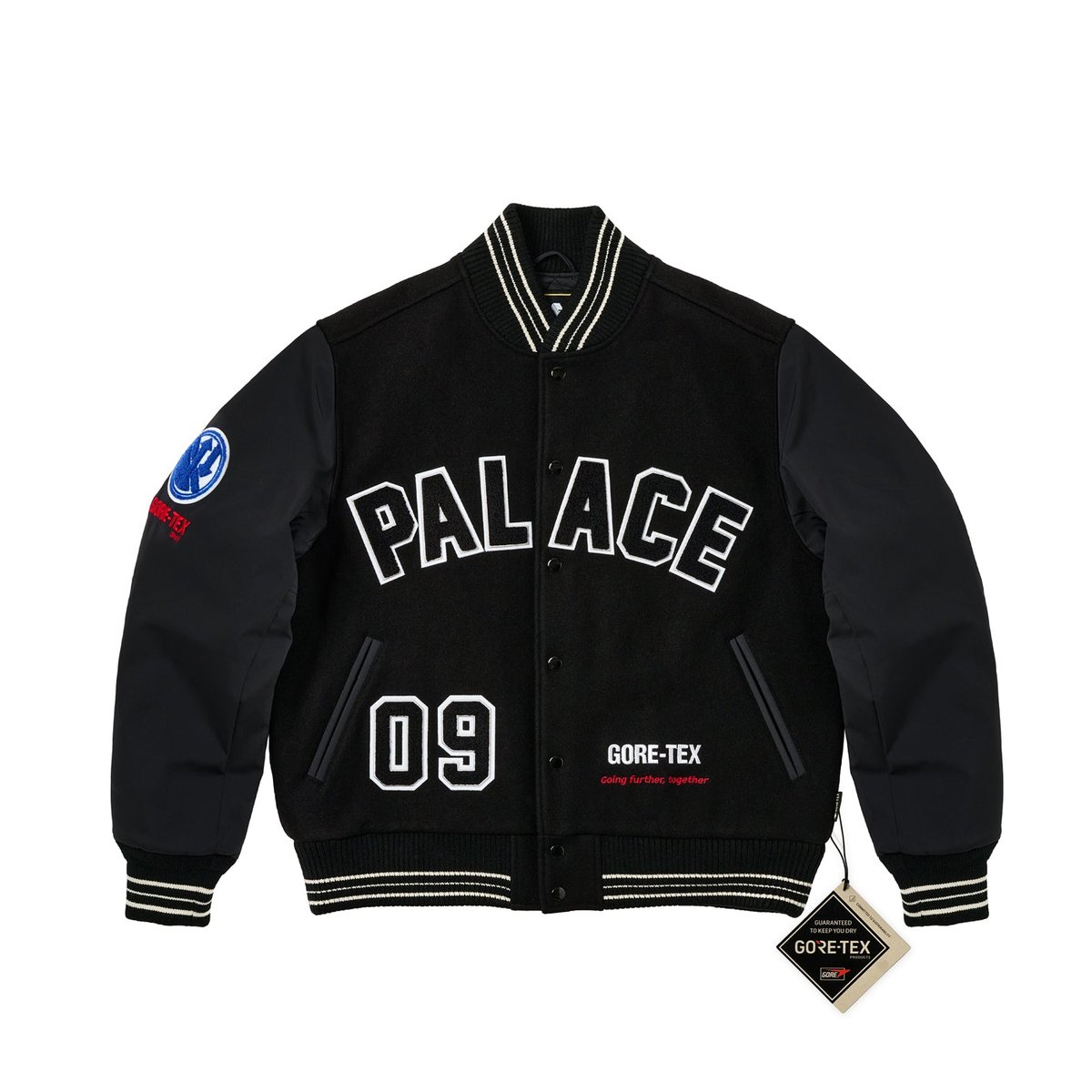 Palace GORE-TEX GOING FURTHER VARSITY BLACK (Ultimo 2023) - $988.00