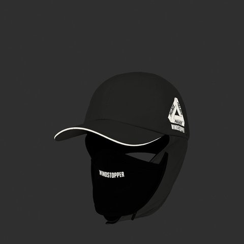 Palace GORE-TEX INFINIUM WINDSTOPPER MASK 6-PANEL GHOST GREY - Colorway