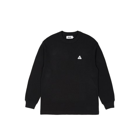 WAFFLE LONGSLEEVE BLACK